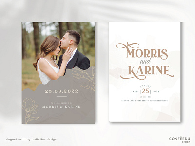 Wedding Invitation Card eventdesign graphicdesign invitationcard visualdesign weddingdesign