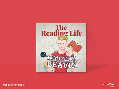 The Reading Life Podcast Cover coverdesign graphicdesign podcastart podcastcover