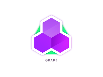 Grape logo grape logo mark