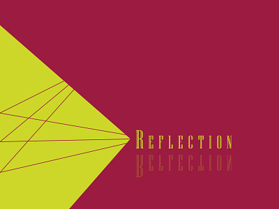 Reflection art branding design graphic design illustration minimalistic typography