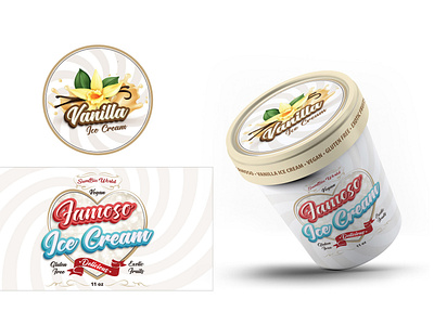 Vanilla Ice Cream Package Design