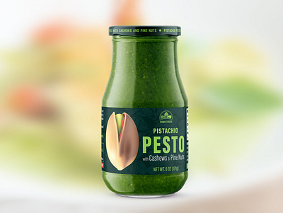 Package design for pesto sauce label label design mockup package package design packaging packaging design pesto pesto sauce sauce