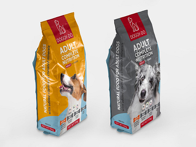 Dog food packaging design
