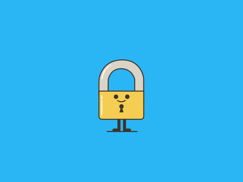 LOCK UNLOCK animation flat gif icon lock unlock