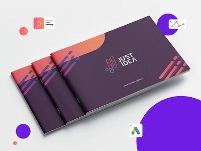Just Idea - Branding agency app branding catalog design illustration logo logo design modern typography ui ux vector