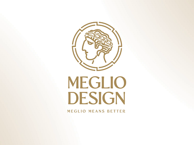 Meglio Design - Logo agency animation brand branding brandmark furniture graphic design identity letter logo logo design logo mark logos logotype minimal typography