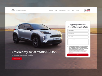 Anwa Toyota — Landing Page animation cars dealer graphic design icons landing ui