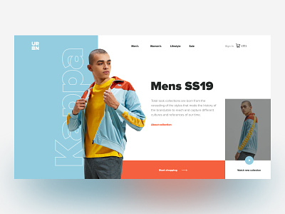URBN - Online store concept casual clothes concept ecommerce figma online store user interface ux uxdesign website