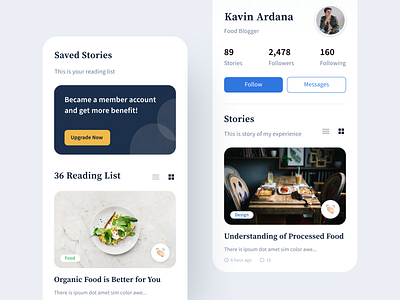 Article & Blog App app design article and blog article app blog app free ui kit graphicdesign ui kit ui kit free uidesign uiux uiuxdesign visual design