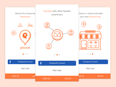 Onboarding Screens android ios mobile app onboarding onboarding screen ui design