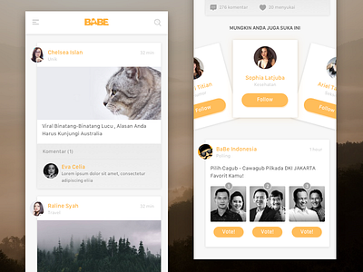 #Concept - Social Feature concept feature indonesia ios design mobile design social ui design uiux ux design