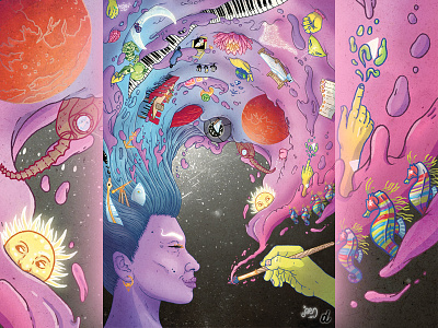 Manifesto digital art dream dreamy illustration psychedelic surreal symbolism