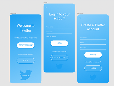 Twitter Sign Up - DailyUI 001