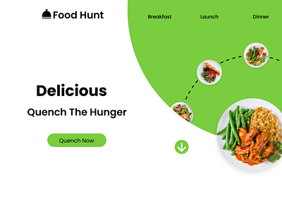 Food Hunt website Design