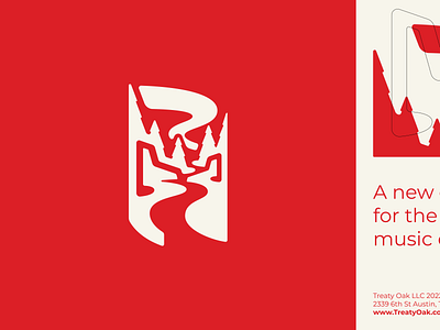 Treaty Oak - Music Studio Logo / Identity branding design graphic design icon illustration logo typography ui vector