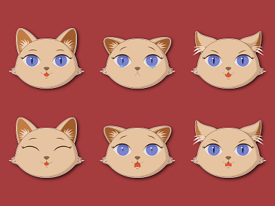 Cute Kitty Stickers