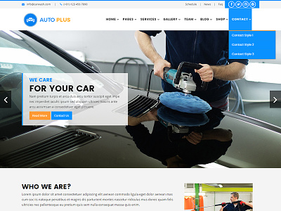 Auto Plus – Car Wash and Car Repair Template