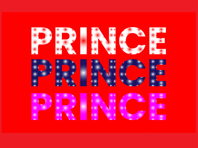 PRINCE 3d branding graphic design illustrator logo motion graphics name. prince photoshop ui