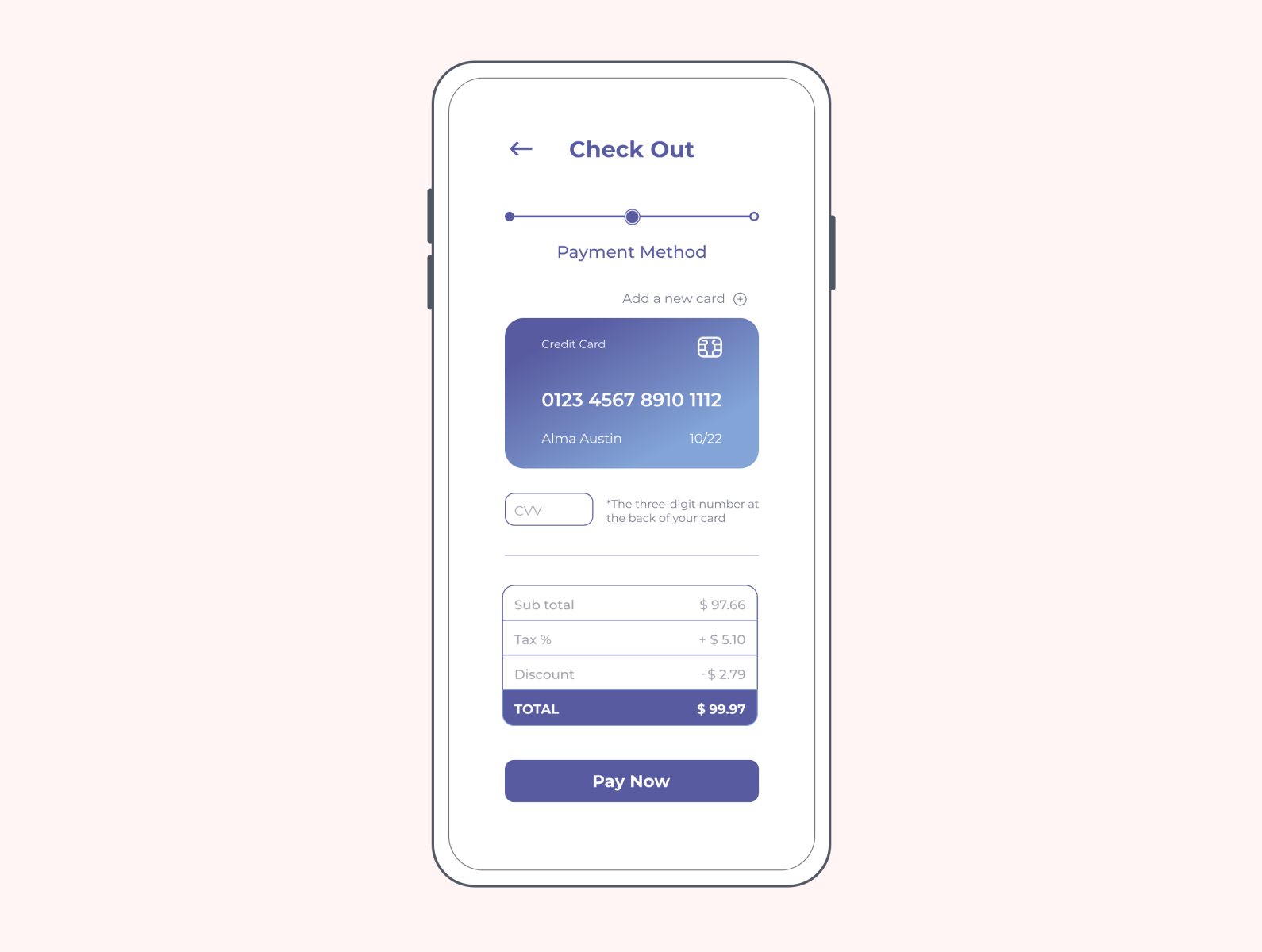 Credit Card Checkout by Luísa Krummenauer on Dribbble