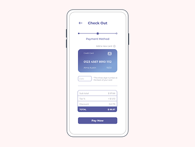 Credit Card Checkout app card checkout credit dailyui design figma mobile ui ui design