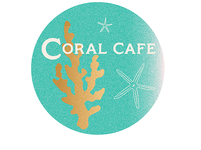Beach Cafe beach branding busines color scheme design grain illustration logo trendy typography vector