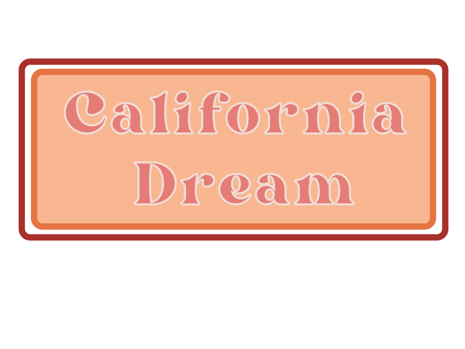 California Dream Sample