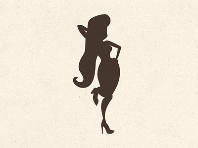 Pinup Girl Cartoon character design graphic design illustration minimalistic pin up vector