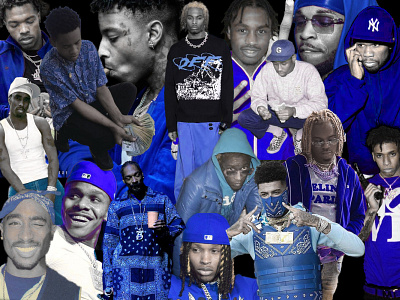 Blues Story collage graphic design photoshop rap