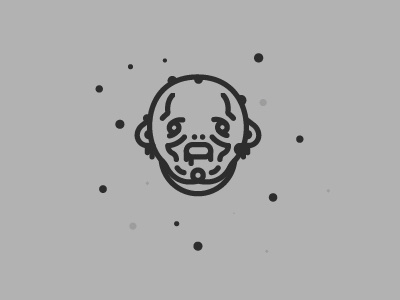 zumbi brand character grey icon monster stroke symbol zombie