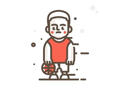 basket 23 ball basket caricature character dribbble jordan nba playoff shot sports team