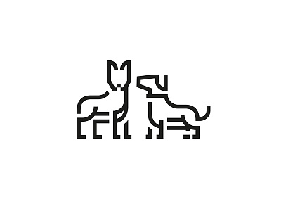 Dog Icon Set animal bark brand design dingbat dog grid icon illustration line set stroke