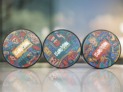 Hair pomades // Packaging Design