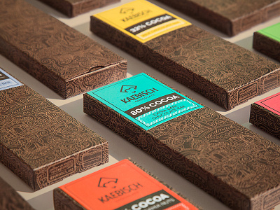 Kaebisch Packaging bar chocolate cocoa doodles illustration kraft packaging sticker sweet vector