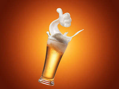 Thirsty Thursday 3d alcohol beer c4d cinema4d drink photoshop render thirsty thumbs thursday up