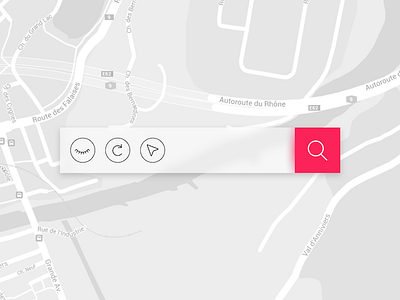 Multi-Purpose Search bar design experience geolocation interface map pin search ui user ux