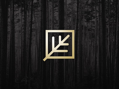 Make Like A Tree black branding forest gold leaf logo music parkwood record tree