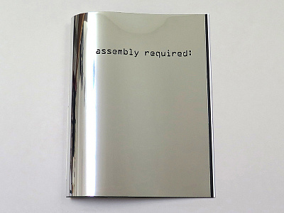 Assembly Required: Cover laser cut layout mylar print