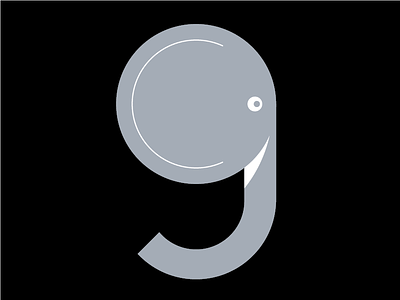 g-elephant for The Guild elephant facebook icon illustration logo