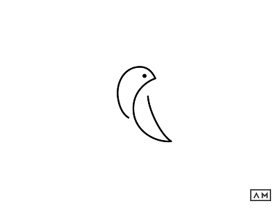 Bird Logo bird brand creative identity line logo logodesign logodesigner mark minimal simple symbol