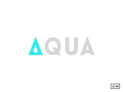 Aqua Logotype, Logo Design aqua brand business identity logo logodesign logodesigner logotype mark modern symbol water