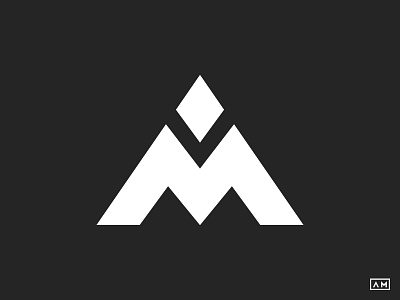 AM Symbol Mark a brand logo logo designs logodesigner logodesigns m mark minimal modern simple symbol