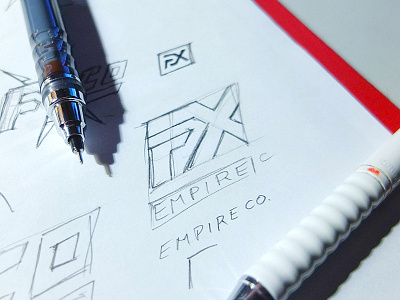 Empire Fx Logo Design Sketch