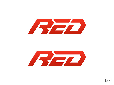 Red Logotype Wordmark Design agency brand branding design identity logo logo design logotype modern red visual identity wordmark