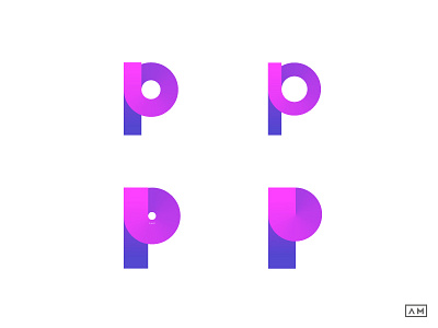 P - Logo Design / Symbol / Mark / Icon app brand design icon identity letter logo mark modern monogram p symbol