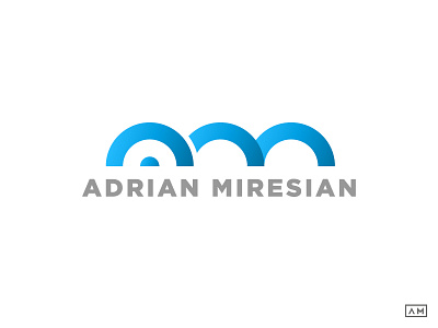 Adrian Miresian -> am - Logo Design / Mark / Symbol / Icon am branding icon logo logo design logodesign mark marketing monogram photographer photography symbol