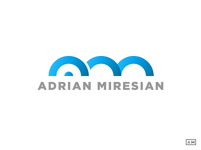 Adrian Miresian -> am - Logo Design / Mark / Symbol / Icon