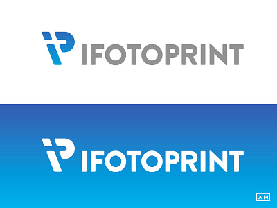 Ifotoprint Logo concept for a photography and printing company branding i icon instant logo logo design logodesign mark p photography print symbol