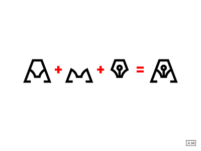AM Pen - Logo Design / Monogram