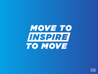 Move To Inspire To Move - Primitive Parkour Motto brand branding modern motto movement parkour sport tshirt tshirtdesign type typo typography