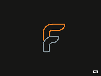 FR Logo Design Symbol Mark Icon Monogram branding f lettermark logo logodesign logotype mark minimal modern monogram r type